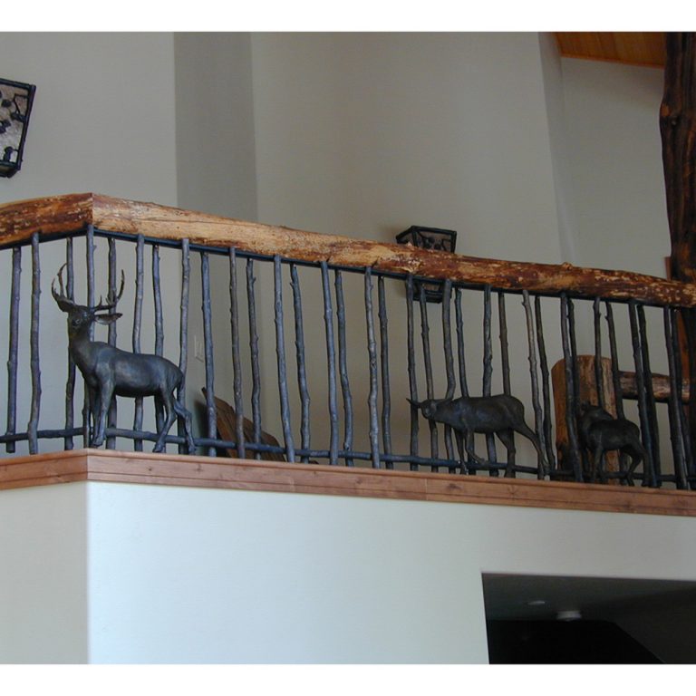 Deer Aspen Railing - Luna Bronze